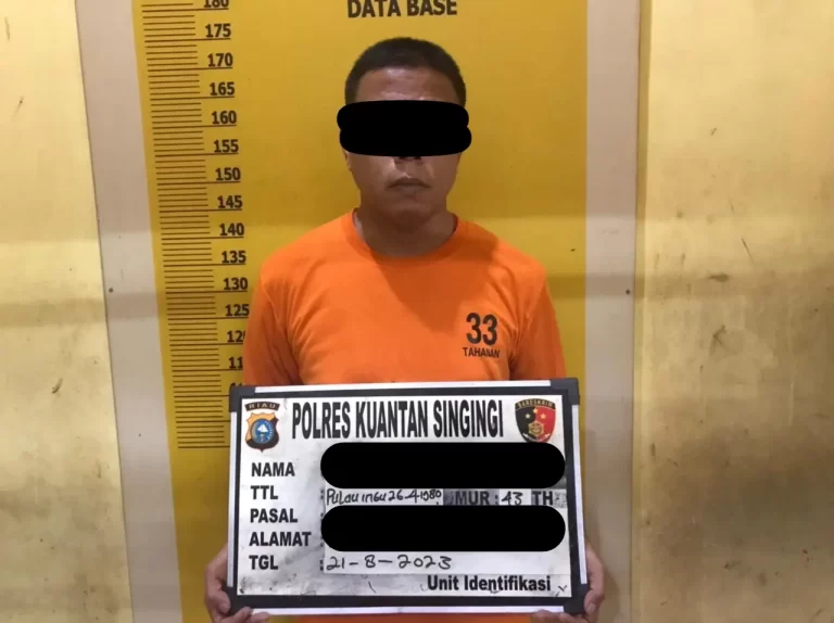 Diduga Gelapkan Uang Pajak Ratusan Juta, Seorang Honorer di Samsat Kuansing Digulung Polisi